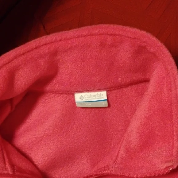 Columbia Pink Fleece Zip Vest - Picture 8 of 8